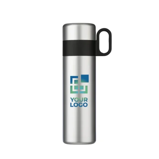 Gift Campaign Thermos in acciaio con tappo con manico che diventa una tazza 350ml> Thermos Personalizzati