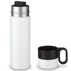 Gift Campaign Thermos in acciaio con tappo con manico che diventa una tazza 350ml></noscript> Thermos Personalizzati