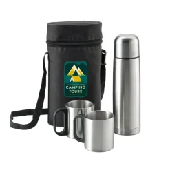 Gift Campaign Thermos in acciaio inossidabile 500ml con 2 tazze da 200ml Picnic Set> Thermos Personalizzati