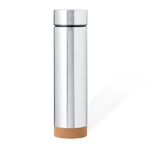 Gift Campaign Thermos in acciaio inox con base in sughero ed infusore da 470 ml> Borracce Termiche