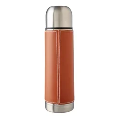 Gift Campaign Thermos in acciaio inox con custodia in pelle removibile da 400 ml> Thermos Personalizzati