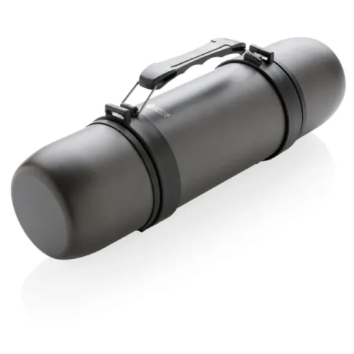 Gift Campaign Thermos 700ml con 2 tazze a tappo e maniglia Portable> Thermos Personalizzati