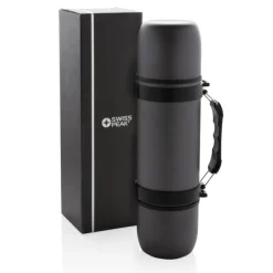 Gift Campaign Thermos 700ml con 2 tazze a tappo e maniglia Portable></noscript> Thermos Personalizzati