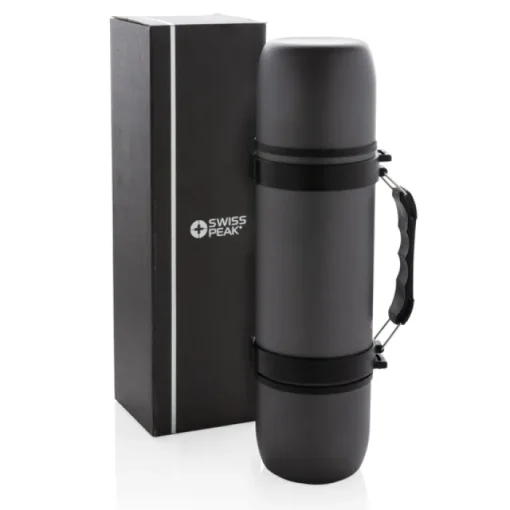Gift Campaign Thermos 700ml con 2 tazze a tappo e maniglia Portable> Thermos Personalizzati