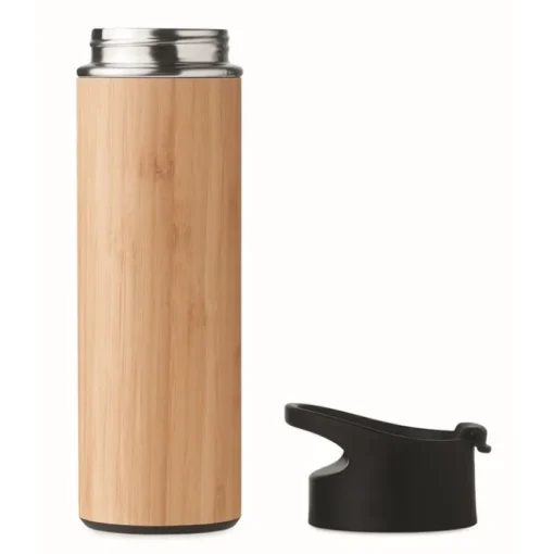 Gift Campaign Thermos personalizzabili in acciaio e bambù 450ml Tea Travel> Thermos Personalizzati