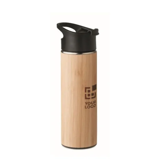Gift Campaign Thermos personalizzabili in acciaio e bambù 450ml Tea Travel> Thermos Personalizzati