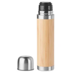 Gift Campaign Thermos personalizzati in acciaio con rivestimento in bambù 400ml> Gadget Ecologici|Thermos Personalizzati