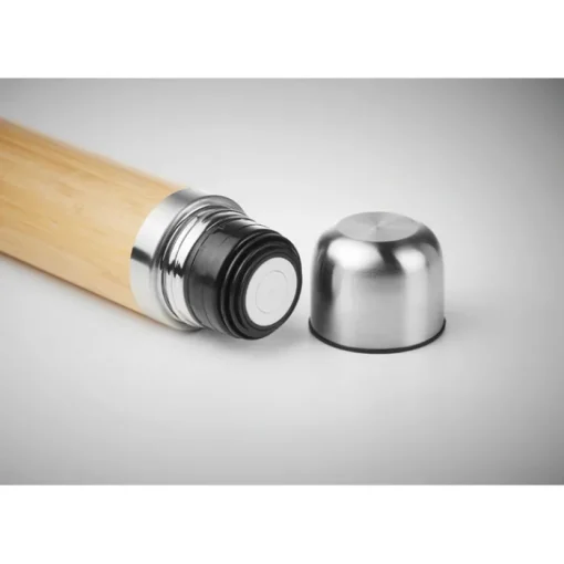 Gift Campaign Thermos personalizzati in acciaio con rivestimento in bambù 400ml> Gadget Ecologici|Thermos Personalizzati