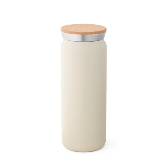 Gift Campaign Thermos promozionali a doppia parete con tappo in sughero 600ml Design> Thermos Personalizzati