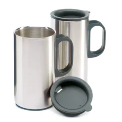 Gift Campaign Thermos pubblicitario con logo da 500ml con 2 tazze da 220ml Mug Set></noscript> Thermos Personalizzati