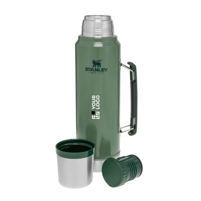 Gift Campaign Thermos Stanley Classic in acciaio inossidabile con tazza per bere 1L> Borracce Di Metallo