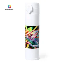 Gift Campaign Thermos sublimatico con logo apertura a bottone 330ml Impact Sublim> Thermos Personalizzati