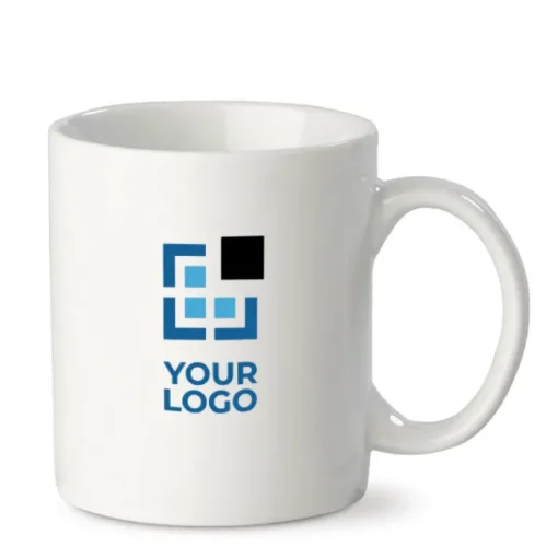 Gift Campaign Tipica tazza bianca di porcellana prodotta in Europa da 300ml> Tazze Mug
