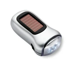 Gift Campaign Torce personalizzate ABS con dinamo e pannello solare DynaSun></noscript> Torce