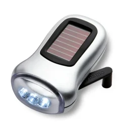 Gift Campaign Torce personalizzate ABS con dinamo e pannello solare DynaSun></noscript> Torce