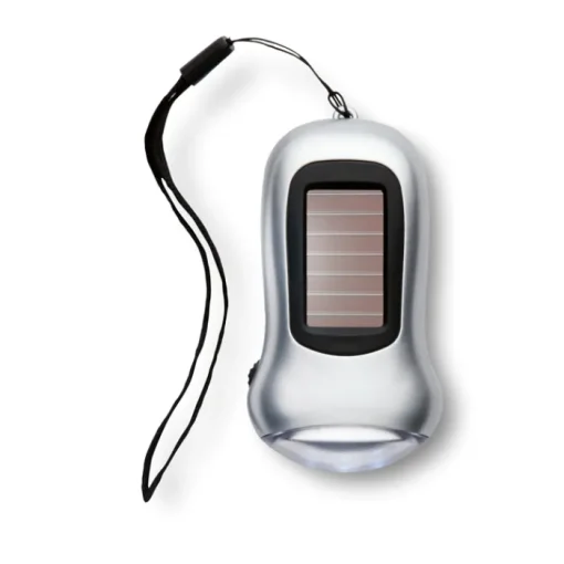 Gift Campaign Torce personalizzate ABS con dinamo e pannello solare DynaSun> Torce
