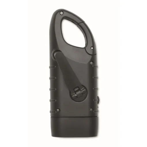 Gift Campaign Torcia a 3 LED ricaricabile con pannello solare e manovella a dinamo> Torce