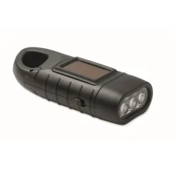 Gift Campaign Torcia a 3 LED ricaricabile con pannello solare e manovella a dinamo></noscript> Torce