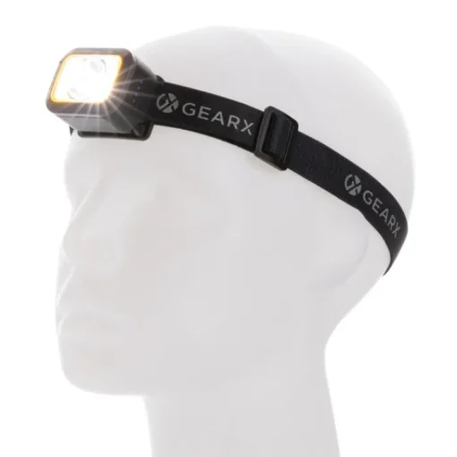 Gift Campaign Torcia da testa regolabile con luce LED e COB con 6 modalità di luce> Torce