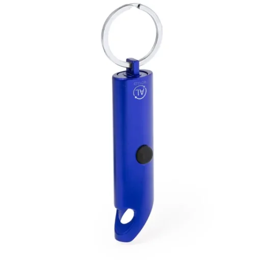 Gift Campaign Torcia in alluminio riciclato con apribottiglie e anello portachiavi> Torce