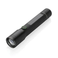 Gift Campaign Torcia in alluminio riciclato con 5 modalità di luce e portata di 100m></noscript> Torce