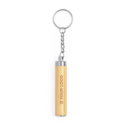 Gift Campaign Torcia in bambù con 1 luce a LED con anello portachiavi></noscript> Torce