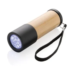 Gift Campaign Torcia in bambù e plastica riciclata da 30lm con portata di 20 m> Torce