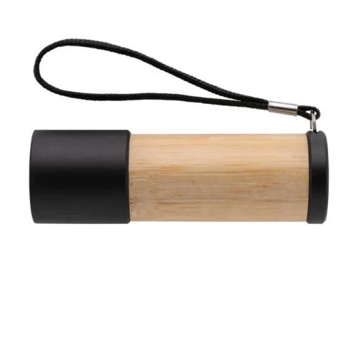 Gift Campaign Torcia in bambù e plastica riciclata da 30lm con portata di 20 m> Torce