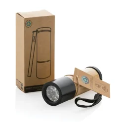 Gift Campaign Torcia in bambù e plastica riciclata da 30lm con portata di 20 m></noscript> Torce