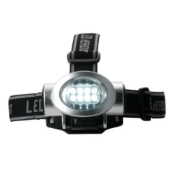Gift Campaign Torcia indossabile con fascia elastica, 8 LED bianchi e 2 rossi> Torce