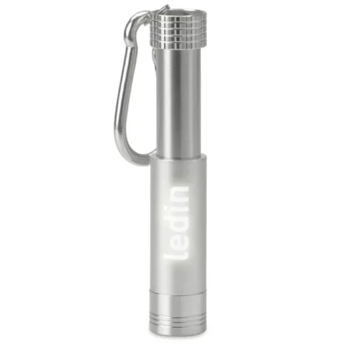Gift Campaign Torcia LED con moschettone per stampa laser Logolight Clip> Gadget Per Auto|Torce