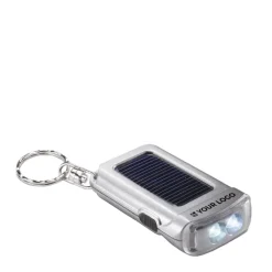 Gift Campaign Torcia LED promozionale portachiavi con panello solare SunShine> Torce