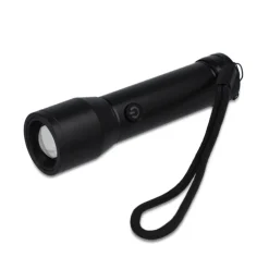 Gift Campaign Torcia LED ricaricabile in alluminio riciclato e impermeabile> Torce