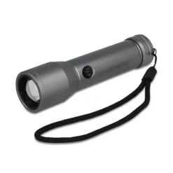 Gift Campaign Torcia LED ricaricabile in alluminio riciclato e impermeabile></noscript> Torce