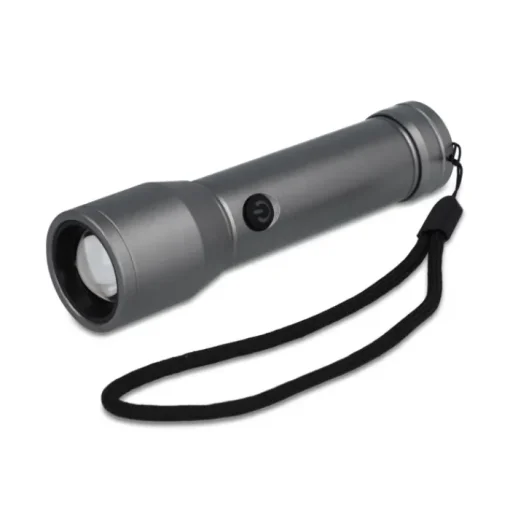 Gift Campaign Torcia LED ricaricabile in alluminio riciclato e impermeabile> Torce