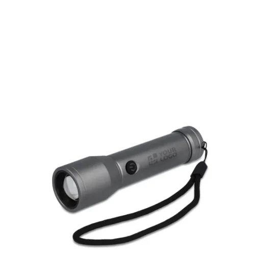 Gift Campaign Torcia LED ricaricabile in alluminio riciclato e impermeabile> Torce