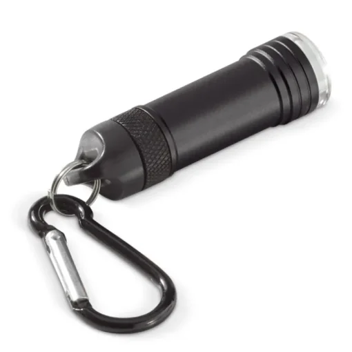 Gift Campaign Torcia magnetica in alluminio con moschettone per appenderla ovunque> Torce