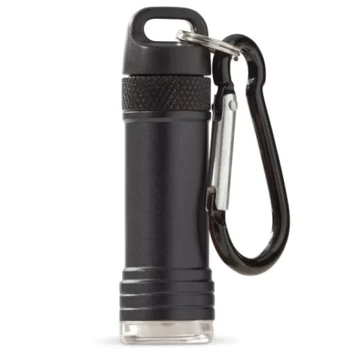 Gift Campaign Torcia magnetica in alluminio con moschettone per appenderla ovunque> Torce