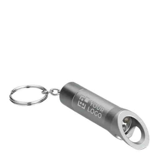 Gift Campaign Torcia personalizzata LED con portachiavi e apribottiglie Ledner> Torce