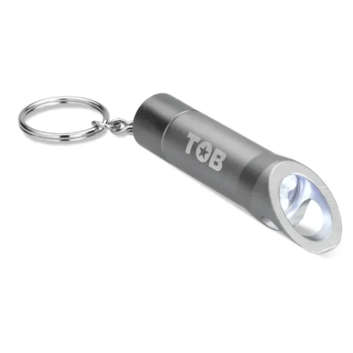 Gift Campaign Torcia personalizzata LED con portachiavi e apribottiglie Ledner> Torce