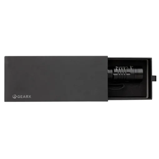 Gift Campaign Torcia promozionale 5 illuminazioni con SOS ricarca USB GearX> Gadget Per Auto|Torce