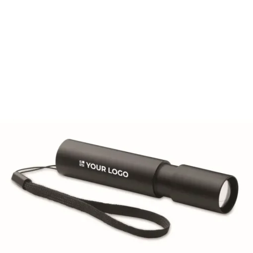 Gift Campaign Torcia ricaricabile con 3 livelli di luce e funzione zoom da 110 lumen> Torce