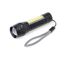 Gift Campaign Torcia ricaricabile con 1 luce LED e 10 luci COB sul manico> Torce