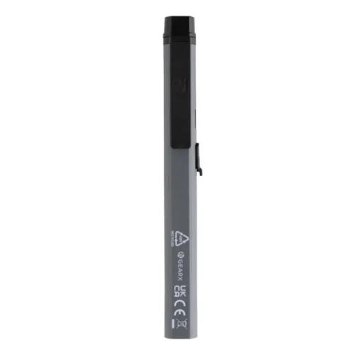 Gift Campaign Torcia tascabile a forma di penna con luce COB, LED e luce blu> Torce