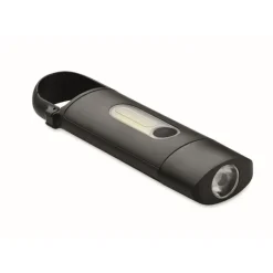 Gift Campaign Torcia tascabile COB con 3 modalità di illuminazione e moschettone> Torce