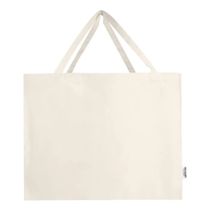 Gift Campaign Tote bag con ampio scomparto principale in cotone riciclato 220 g/m²> Shopper In Cotone Personalizzate