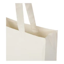 Gift Campaign Tote bag con soffietto in cotone biologico 180g/m² con manici lunghi> Shopper In Cotone Personalizzate