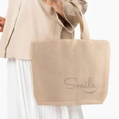 Gift Campaign Tote bag ecologica grande ideale per la spesa realizzata in juco></noscript> Borse Per La Spesa
