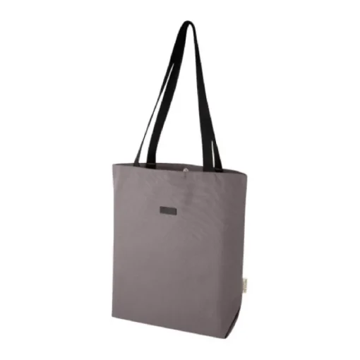 Gift Campaign Tote bag in canvas di cotone riciclato certificato con tasca pc 15”> Borse Porta Pc|Tote Bag Personalizzate
