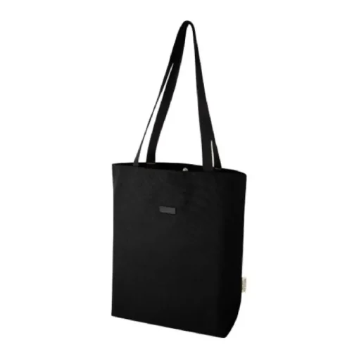 Gift Campaign Tote bag in canvas di cotone riciclato certificato con tasca pc 15”> Borse Porta Pc|Tote Bag Personalizzate